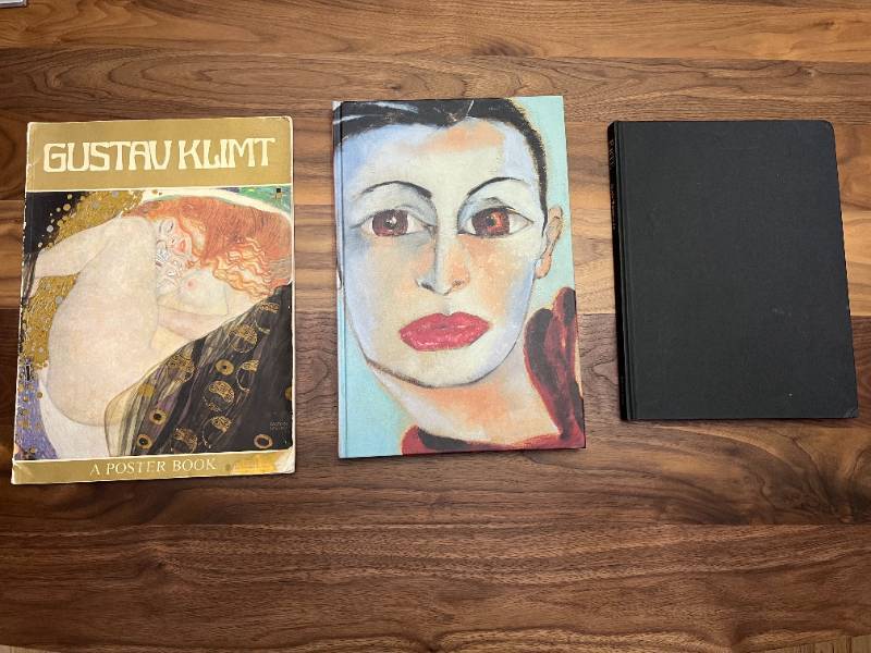 Lot of Three Art Books, (1) Gustav Klimt Poster Book, (2) Life is