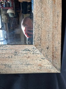 lot 62 image: Distressed Accent Mirror
