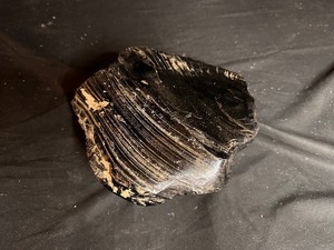 lot 104 image: Large Black Rough Obsidian Block