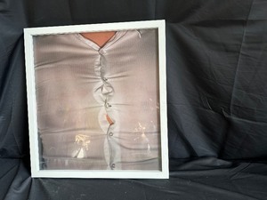 lot 204 image: Man in Tight White Dress Shirt Framed Photograph