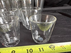 lot 221 image: Varity of Bodum Double Walled Glasses and Coffee Cups