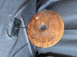 lot 148 image: Chinese Prosperity Coin with Iron Stand