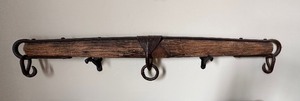 lot 173 image: Vintage Wood and Iron Draft Horse or Oxen Yoke Harness - 36