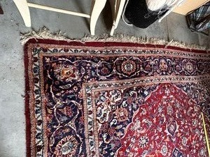 lot 2 image: Persian Floral Medallion Traditional Area Rug