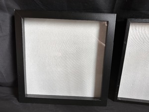 lot 40 image: Set of Two Shadow Box Picture Frames