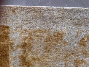 lot 53 image: West Elm Distressed Rococo Printed Wool Rug