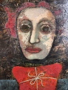 lot 56 image: Wood Framed Art, Morsen 95