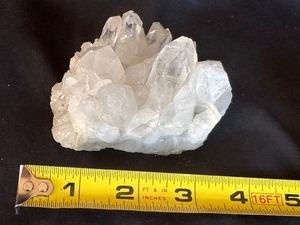 lot 309 image: Clear Quartz Crystal Cluster