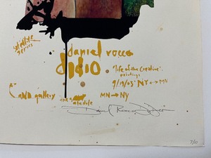 lot 319 image: Art Print Signed by Daniel Rocco Didio Life of the Creative, 2003