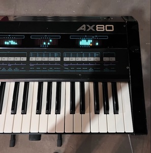 lot 323 image: Classic 1984 AKAI AX80 Synthesizer with Stand - ReliveRecreate Those 80s Synthpop Ballads With This Great Find