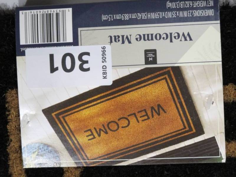 lot 399 image: NEW Members Mark Door Mat - Welcome