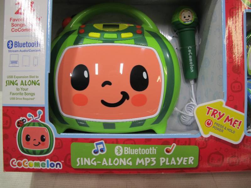 lot 478 image: NEW KIDdesigns Cocomelon Sing-Along MP3 Player with Volume Limiting Kids Headphones