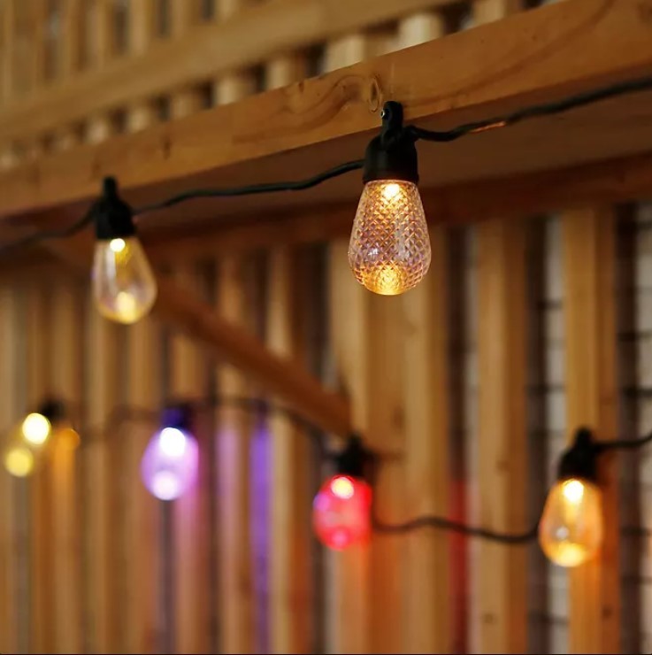 lot 340 image: Westinghouse 48 Color Changing Solar Powered LED String Lights with Remote