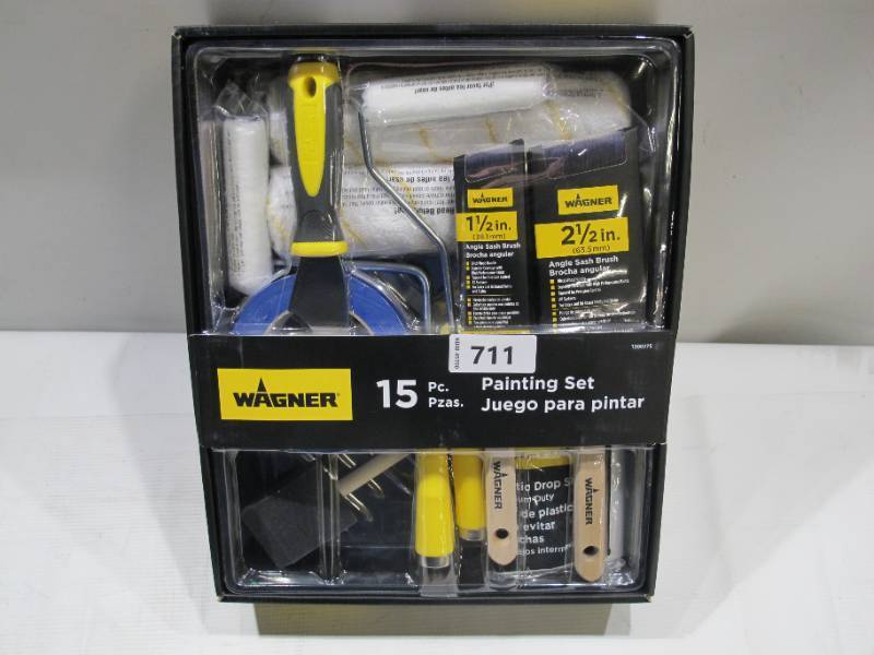 lot 483 image: Wagner 15-Piece Paint Set