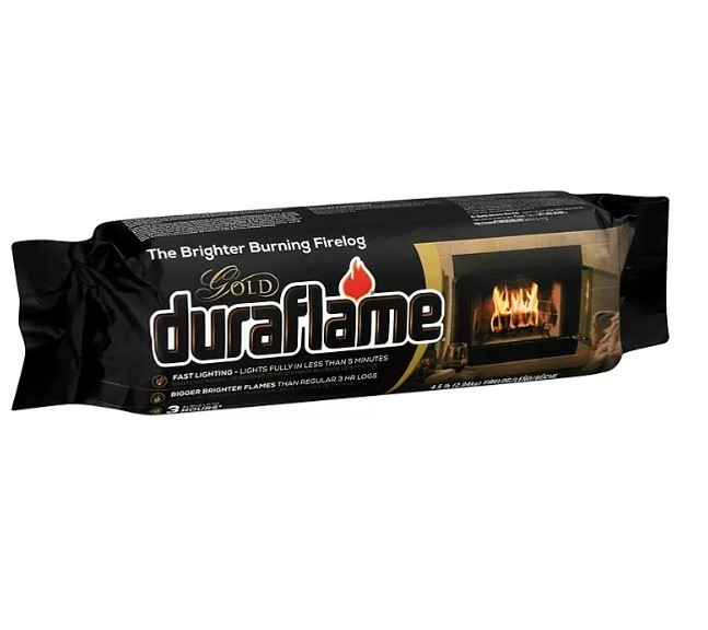lot 283 image: NEW Duraflame Gold Ultra-Premium 4.5 lb. Firelogs, 9-pack Case (3-Hour Burn)