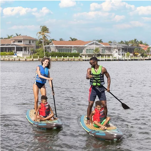 lot 215 image: NEW Nautica Adventure 2 Inflatable Stand Up Paddle Board