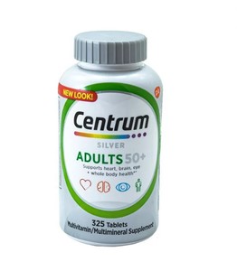 lot 238 image: NEW Pair of Centrum Silver Adults 50 Multi-Vitamin Tablets (325 Count)