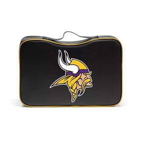 lot 244 image: NEW Logo Brands Officially Licensed NFL Bleacher Cushion - Minnesota Vikings