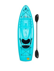 lot 111 image: NEW Lifetime Hydros 85 Sit-On-Top Kayak, Paddle Included - Aqua