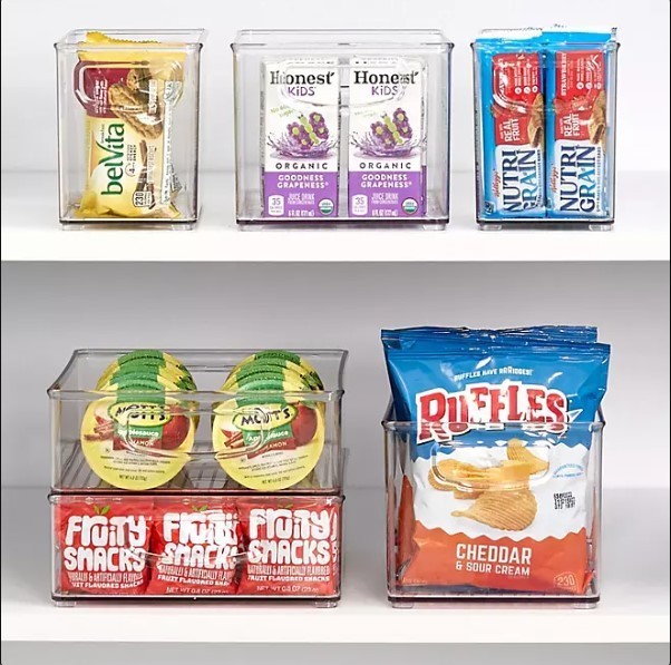 lot 461 image: NEW iDesign 6-Piece Recycled Kitchen Organization and Storage Set