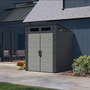 lot 405 image: NEW Suncast Modernist 6ft x 5 ft Storage Shed