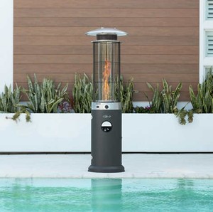 lot 413 image: NEW Spiral Flame Patio Heater - 20.8 in x 20.8 in x 72 in