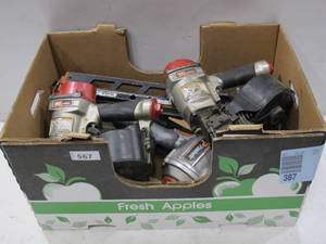 lot 567 image: Lot of USED AS-IS Power Tools - 5 Nailers