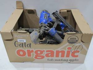 lot 573 image: Lot of USED AS-IS Power Tools - 6 NailersStaplers