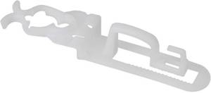 lot 603 image: NEW Northlight 100ct Titan Commercial Grade Dual-Direction Gutter and Shingle Clips Christmas Lights, Clear