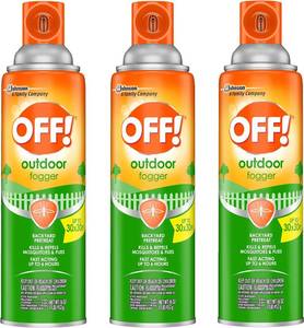 lot 605 image: NEW OFF Outdoor Fogger, 16 OZ (Pack - 3)