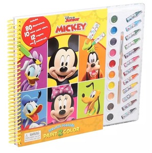 lot 607 image: NEW Mickey Mouse Clubhouse Deluxe Paint And Color Book