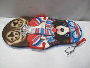 lot 626 image: Snow Buddy Sno-Storm 36 Kiddy Sled with Tow Rope and Handles - Dog