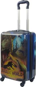lot 629 image: NEW FUL Jurassic World Dominion 21 Inch Kids Rolling Luggage, Hardshell Carry On Suitcase with Wheels