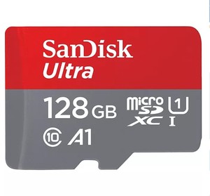 lot 630 image: NEW  SanDisk Ultra microSDXC 128GB UHS-1 Memory Card with Adapter