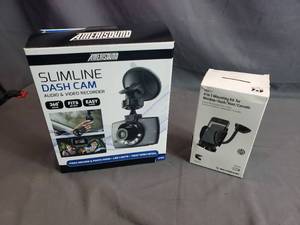 Slimline Dash Cam and Auto Cell Phone Mount