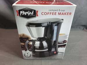 Parini Compact 5-Cup Coffee Maker