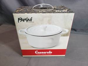 Parini 2 Quart White Casserole
