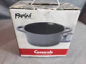 Parini 1 Quart Gray Casserole