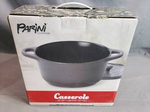 Parini 3 Quart Gray Casserole