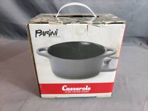 Parini 1 Quart Gray Casserole