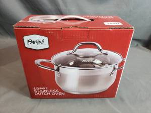Parini 4 Quart Stainless Dutch Oven