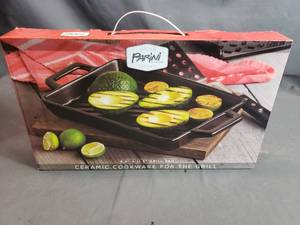 Parini 8.5 x 11.5 Ceramic Grill Pan