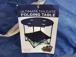 Outdoor Adventurre Ultimate Tailgate Folding Table