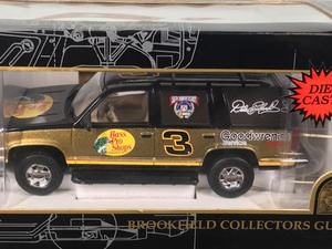 lot 132 image: 1997 Brookfield Collectors Guild Dale Earnhardt #3 Bass Pro Chevy Tahoe 124 scale die cast