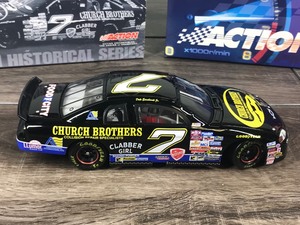 lot 156 image: 2001 Nascar Action Historical Series 1997 Monte Carlo Dale Earnhardt Jr. #7  Church Brothers 124 scale die cast stock car