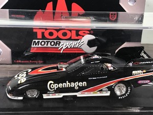 lot 166 image: 1997 NHRA Mac Tools Motor Sports Ron Capps  Copenhagen 124 scale die cast Camaro Funny Car
