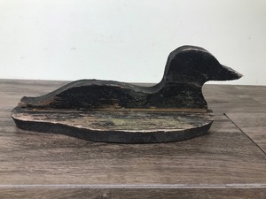 lot 176 image: Vintage wood duck decoy