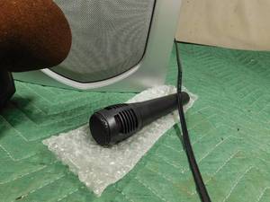 lot 10 image: Memorex Karaoke machine and with tv, cassette deck, mike and handheld Karaoke w cassette deck.