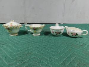 lot 33 image: 2 Sets of creamer and sugars