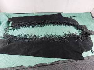 lot 50 image: Suede leather chaps with fringes